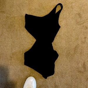 Solid & Striped xs black one piece bathing suit.
